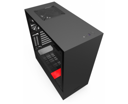 Корпус для компьютера NZXT H510i Black/red