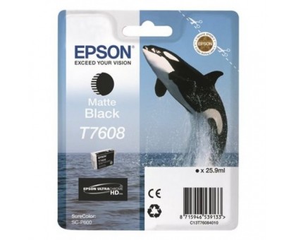 Картридж Epson SC-P600 black matt